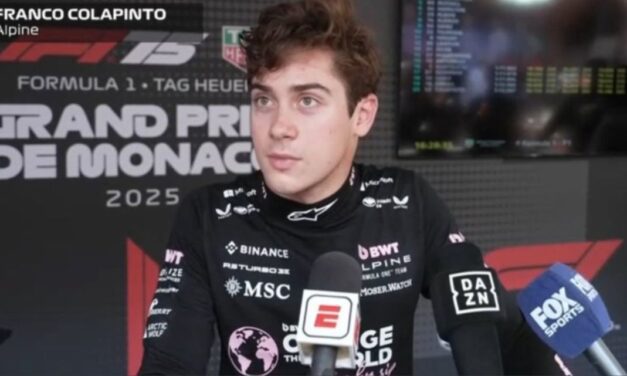 Franco Colapinto no ocultó su decepción tras la qualy del GP de Mónaco