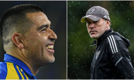 Mientras Riquelme piensa en su futuro director técnico para Boca, Gabriel Milito suma miradas desde afuera