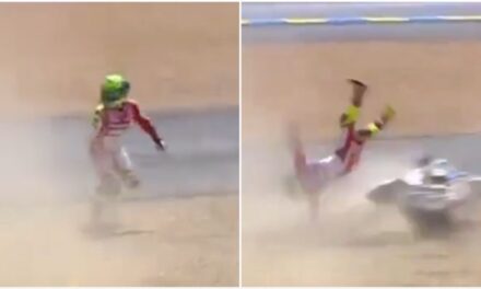 Terror en Le Mans: brutal accidente en MotoE y bandera roja en la primera vuelta