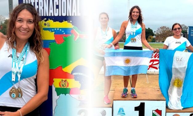 Adriana Quiroga brilla en Entre Ríos con dos oros en el Grand Prix Master del Mercosur 2025