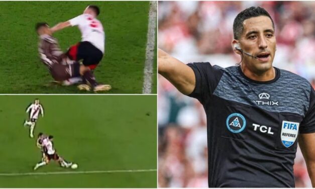 Codazo, jugada mal sancionada y papelón arbitral: las polémicas que inundaron el River vs. Platense