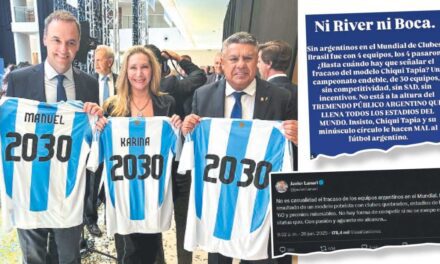 La tensión Milei-Tapia se reactiva por las eliminaciones de Boca y River