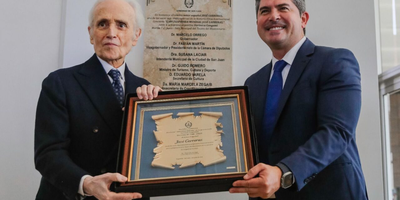 José Carreras fue nombrado Visitante Ilustre en San Juan