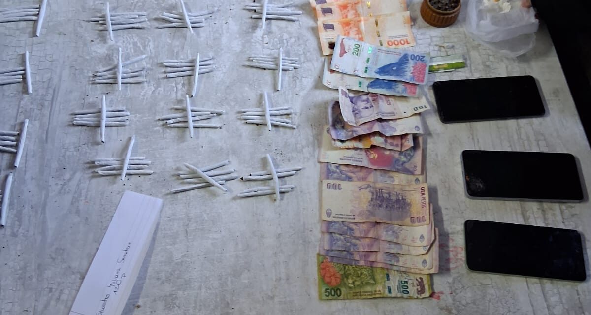 Allanamientos, un detenido y secuestro de droga