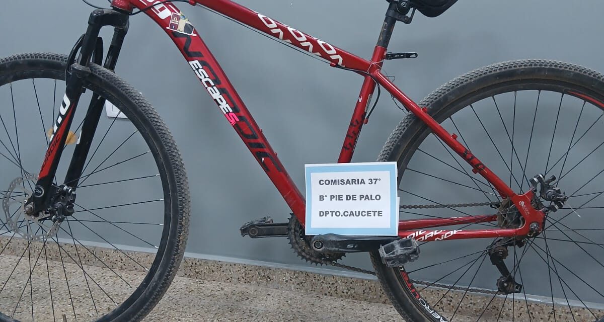 Un hombre huyó y abandonó una bicicleta en Villa Etelvina: Investigan su procedencia