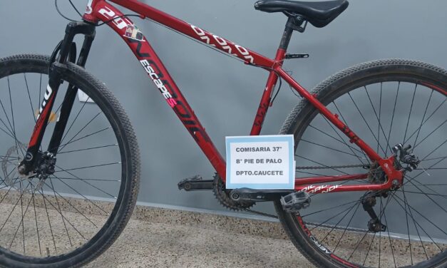Un hombre huyó y abandonó una bicicleta en Villa Etelvina: Investigan su procedencia
