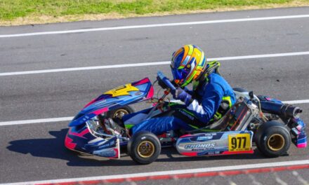 Valentino Guarnieri brilló en Baradero y rozó el podio en la IAME Series