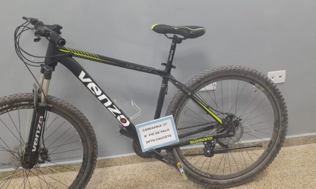 Secuestran dos bicicletas robadas en talleres de Caucete y vinculan a un sospechoso