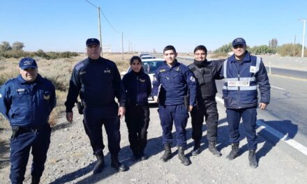 Uniformados asistieron un parto en plena vía pública en Pocito