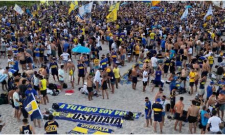 Miami se tiñó de azul y amarillo: el espectacular banderazo de Boca antes del duelo contra Bayern Múnich