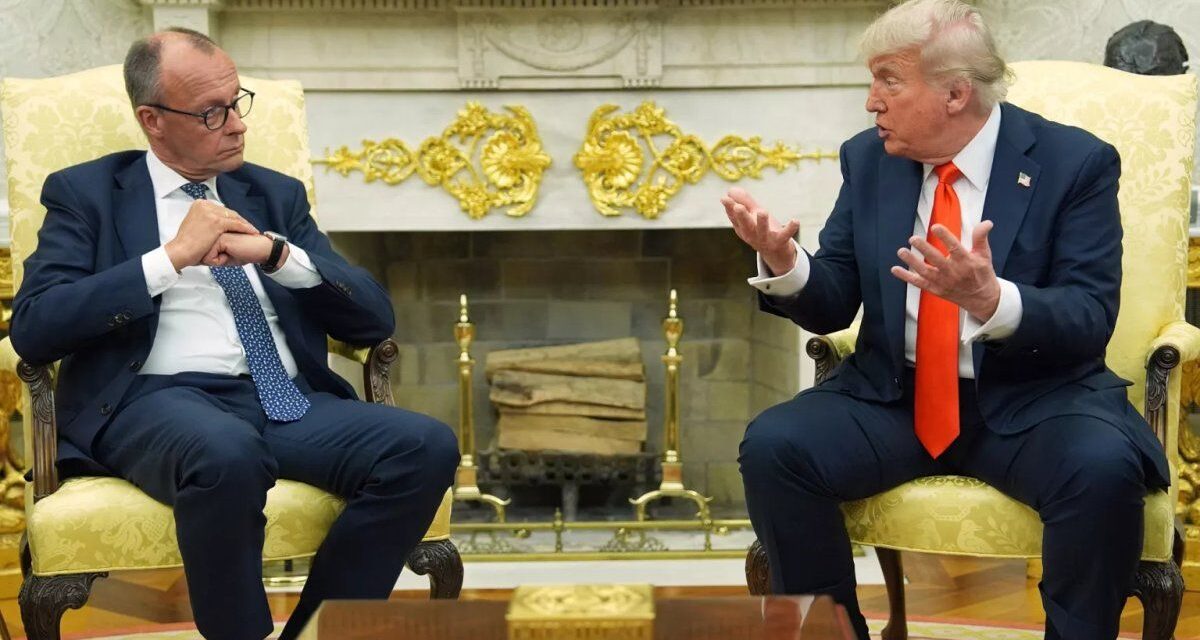 Donald Trump y Friedrich Merz mantuvieron una extensa reunión en EEUU donde debatieron la intervención entre Ucrania y Rusia