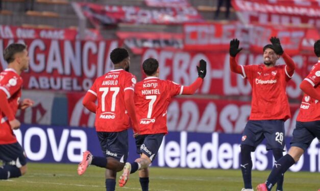 Álvaro Ángulo sobre el final le dio la victoria a Independiente frente a Gimnasia de Mendoza por la Copa Argentina