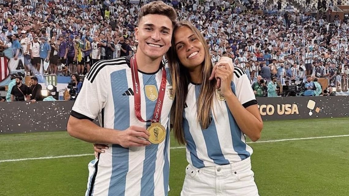 Julián Álvarez confirmó que será padre por medio de un tierno posteo
