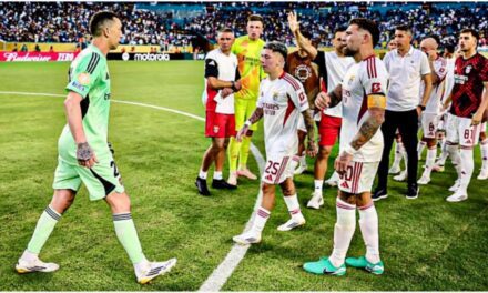 Marchesín rompió el silencio tras su cruce con Otamendi: «Es normal, son cosas del partido»