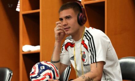 El partido contra el Inter de Milán podría ser el último juego de Franco Mastantuono con River