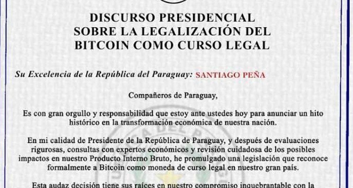 Hackearon al presidente Santiago Peña y difundieron un falso comunicado sobre la criptomoneda