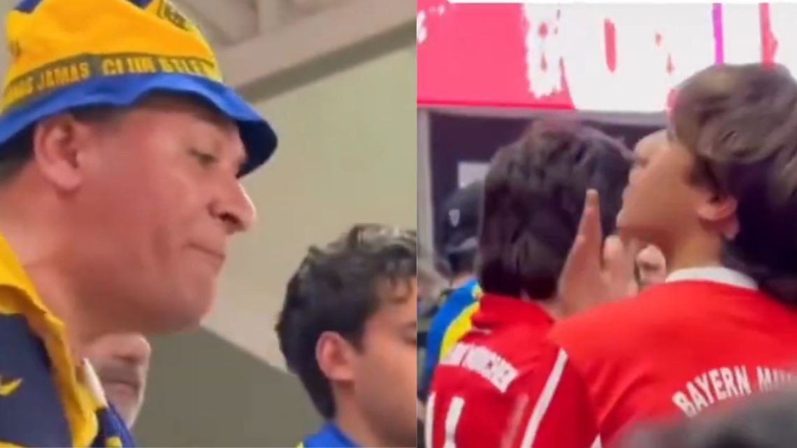 Tensión en el Mundial de Clubes: un gesto de un nene del Bayern desató la reacción de los hinchas de Boca
