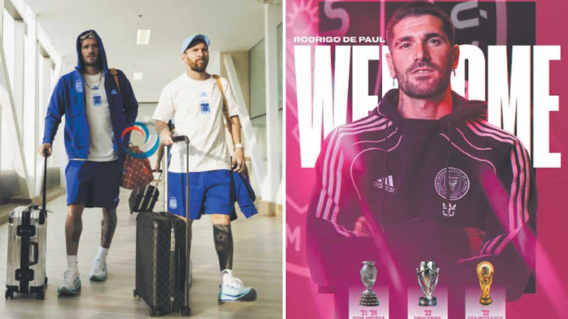 Club de amigos: De Paul jugará en el Inter Miami