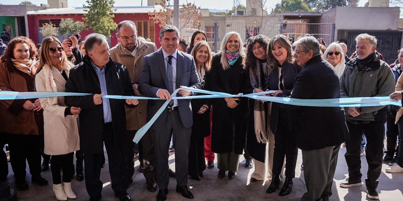 Rivadavia: Orrego habilitó el edificio de la escuela Blas Parera