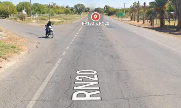 Último momento: Un ciclista murió en un siniestro vial en Ruta 20, en 9 de Julio
