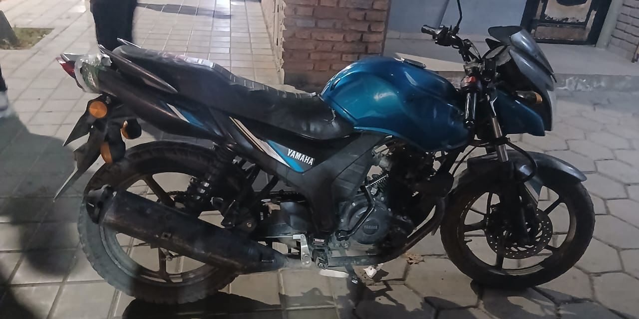 Detuvieron a un hombre con una moto y varios objetos robados