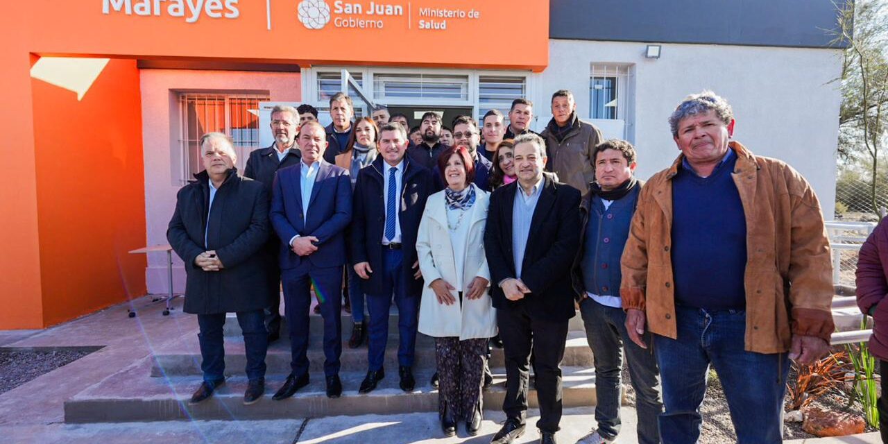 Orrego inauguró el nuevo Centro de Salud Marayes