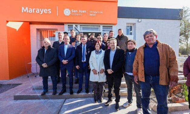 Orrego inauguró el nuevo Centro de Salud Marayes
