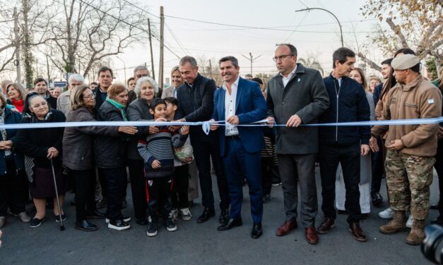 Importante obra vial en Rivadavia: pavimentaron calles clave del barrio FOEVA