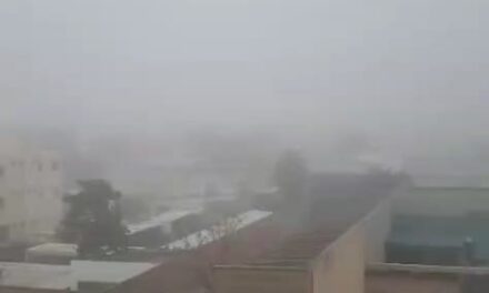 Así amaneció San Juan este domingo: Densa niebla cubrió el Gran San Juan