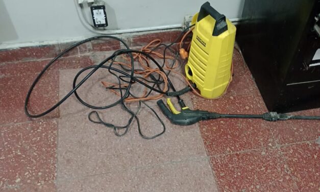 Robaron una hidrolavadora en Capital y fue recuperada