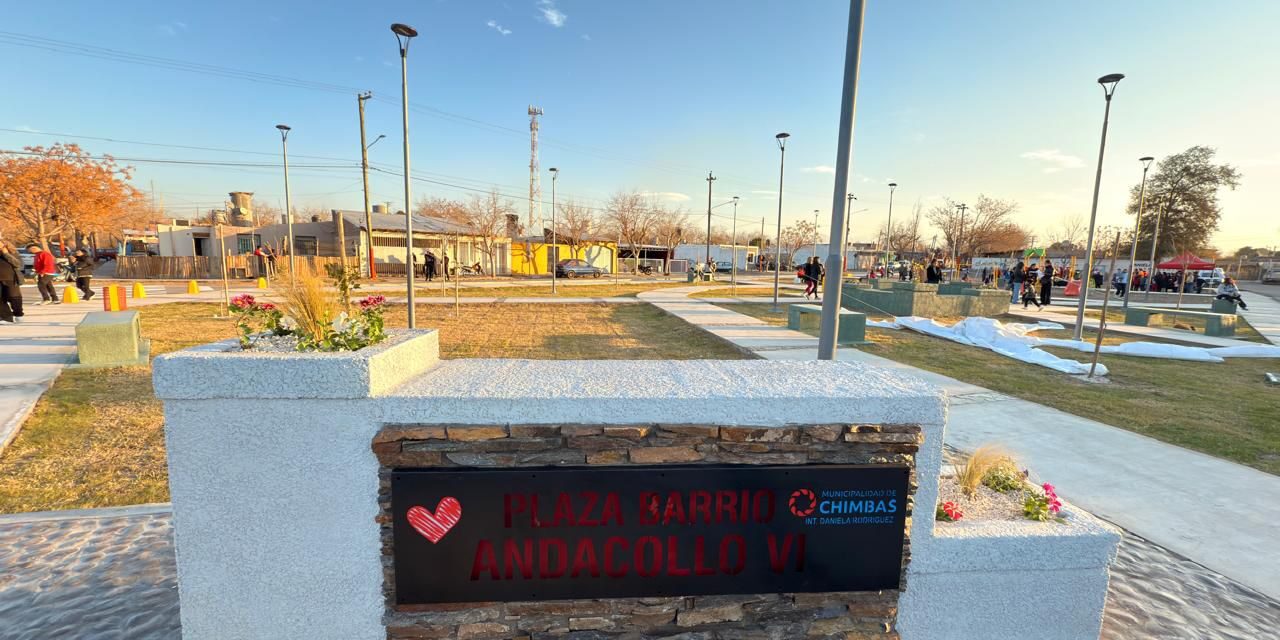 Inauguraron la nueva plaza en el Barrio Andacollo VI