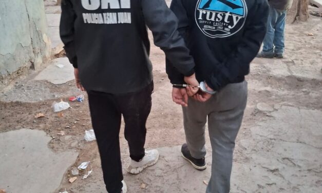 Cayó un delincuente con frondoso prontuario en Santa Lucia