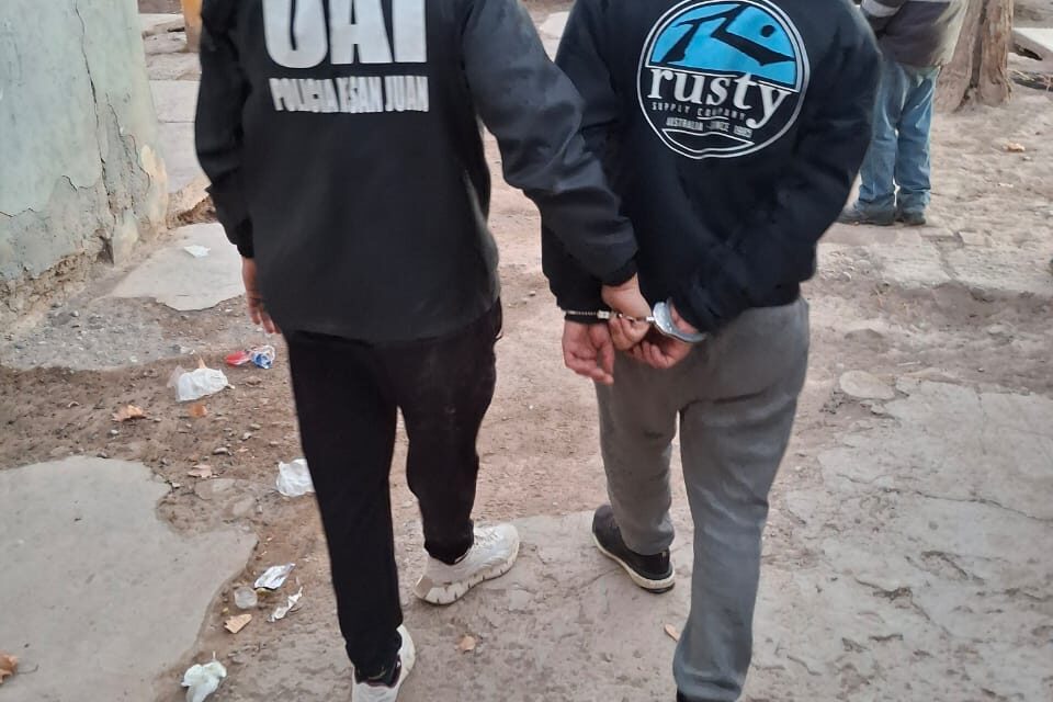 Cayó un delincuente con frondoso prontuario en Santa Lucia