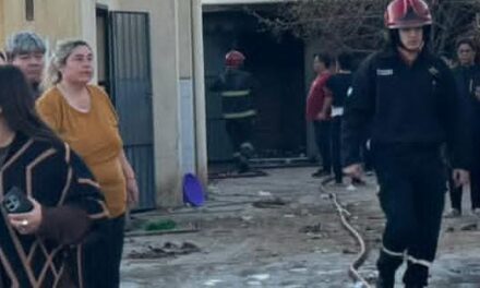 Estallido en una vivienda de Rawson: Hay un hospitalizado