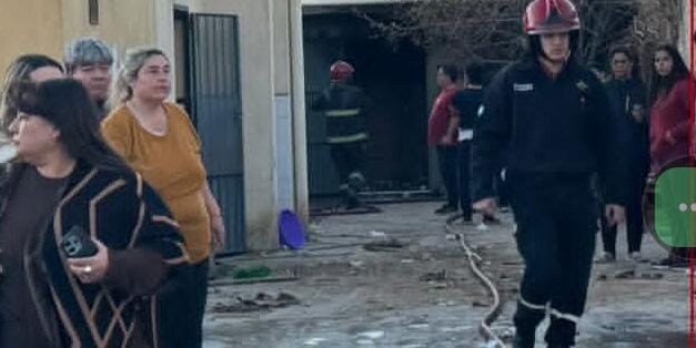 Estallido en una vivienda de Rawson: Hay un hospitalizado