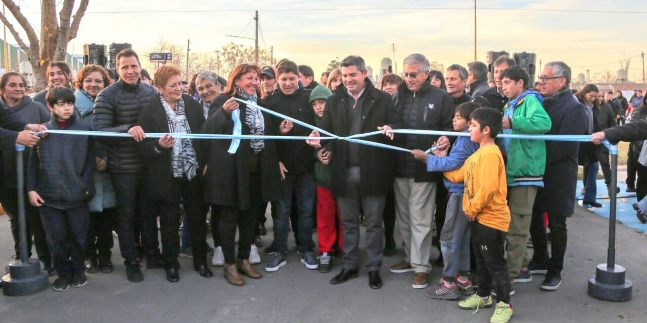 Orrego inauguró más de 27 cuadras de pavimento en Santa Lucía y destacó el respaldo de los sanjuaninos
