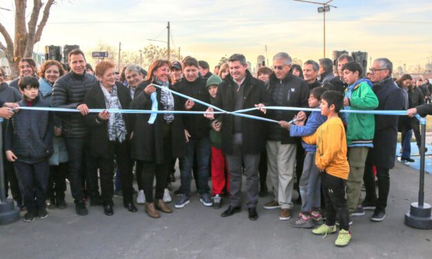 Orrego inauguró más de 27 cuadras de pavimento en Santa Lucía y destacó el respaldo de los sanjuaninos