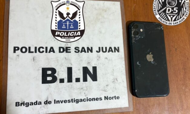 Recuperan en Rivadavia un iPhone robado en Rawson