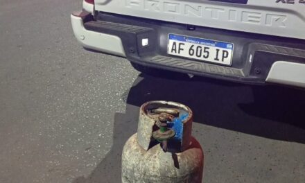 Robó una garrafa y terminó detenido