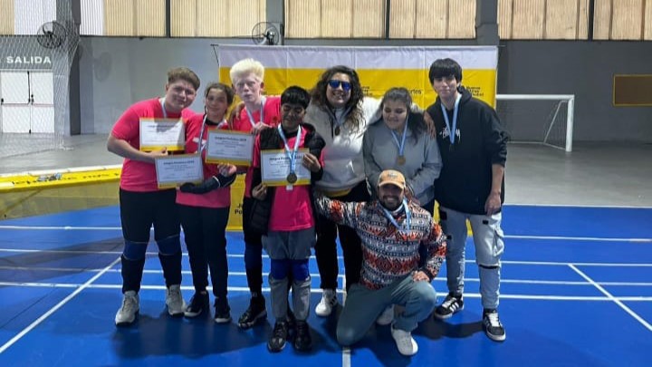 Jóvenes sanjuaninos dijeron presente en los Juegos Porteños de Golball
