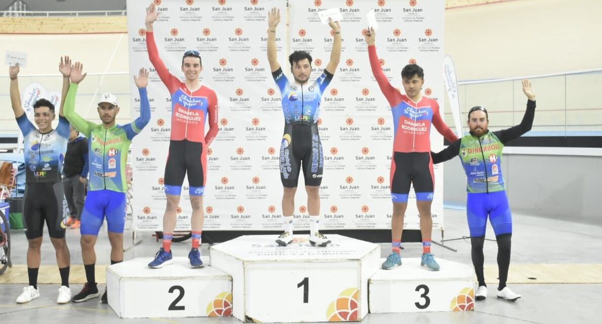 San Juan vivió otra jornada de ciclismo en pista con triunfo de Iván Ruiz