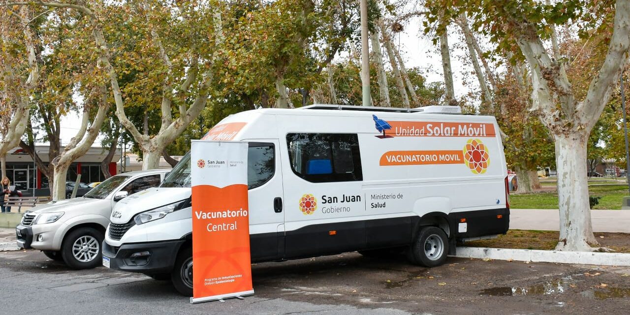 El Vacunatorio Móvil estará esta semana en la Plaza Almirante Brown
