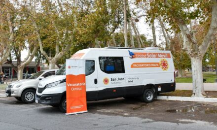 El Vacunatorio Móvil estará esta semana en la Plaza Almirante Brown