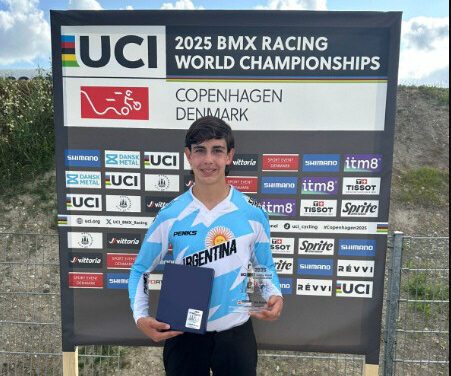 Marcos Frack, top 8 mundial en BMX con solo 15 años