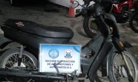 Secuestran una moto con papeles falsos en Chimbas