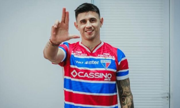 Primera baja en River: Adam Bareiro fue presentado en Fortaleza