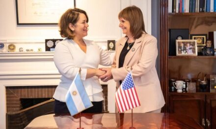 Patricia Bullrich se reunió con una funcionaria de la Embajada de EEUU