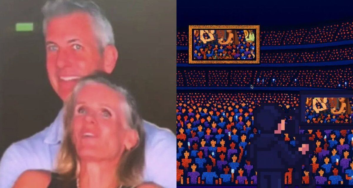 La pareja de infieles descubiertos en el concierto de Coldplay ya tiene su propio videojuego
