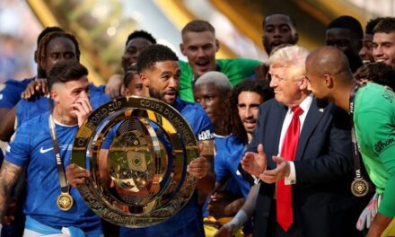 Donald Trump protagonizó la ceremonia previa a la final del Mundial de Clubes
