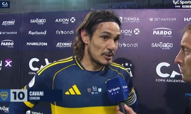 Edinson Cavani habló tras la eliminación de Boca en Copa Argentina: “Hay que agachar la cabeza y seguir”